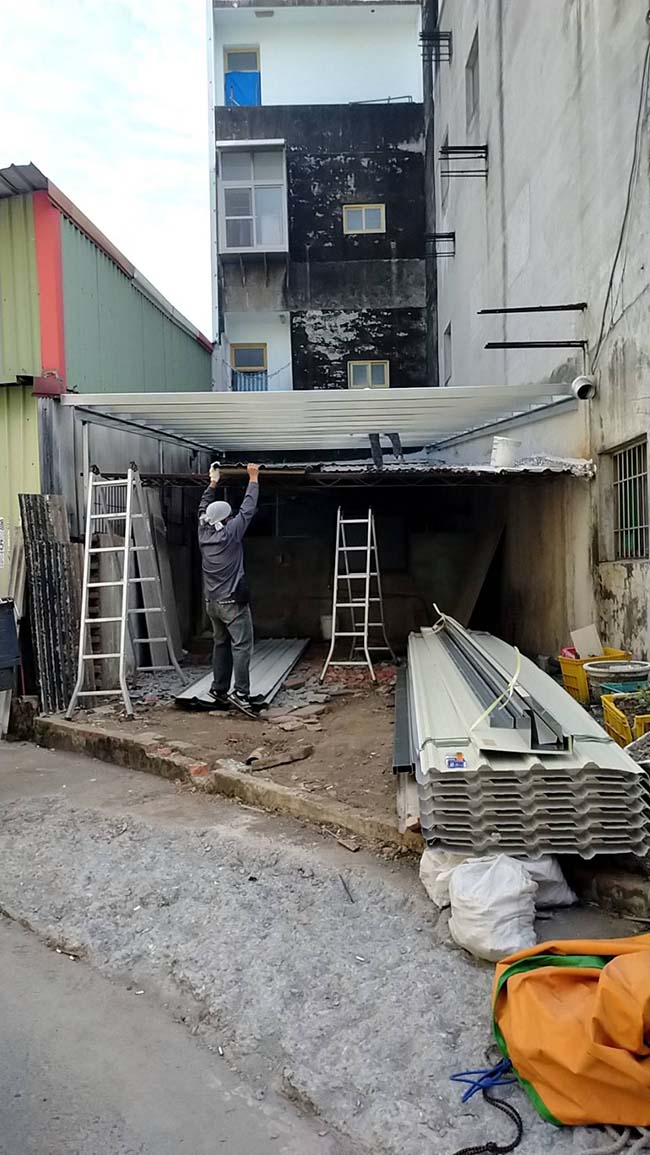 台南外牆穿鐵皮防水