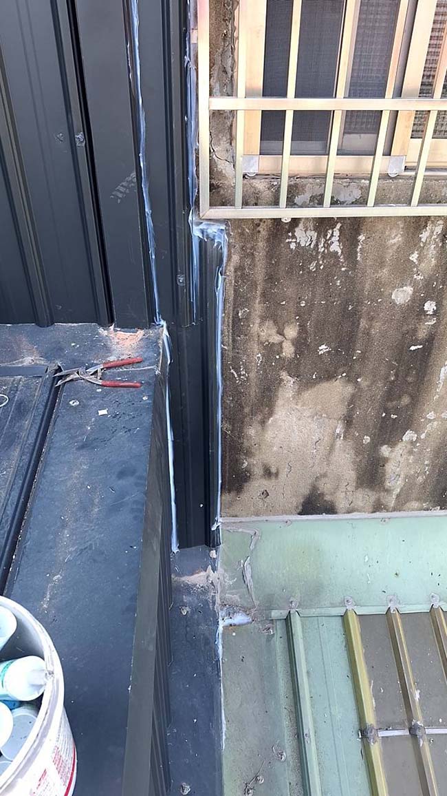 台南外牆穿鐵皮防水